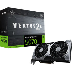 Carte graphique MSI RTX 5070 Ventus 2X OC 12 Go GDDR7