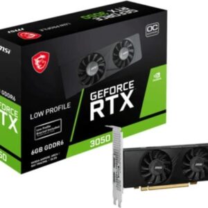 Carte graphique MSI GEFORCE RTX 3050 LP 6G OC NVIDIA 6 Go GDDR6