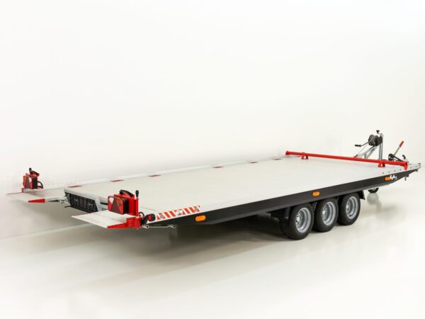 Remorque auto Vezeko Race Master Alu 209x550cm Tridem 3,5t