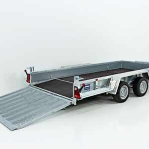 Remorque porte-engins Variant Maxi Load 180×400 3,5t | Rampe | Queue de castor