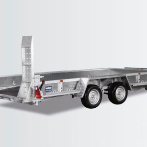 Remorque porte-engins de chantier Variant Maxi Load 180×400 3,5t | Patins | Queue de castor