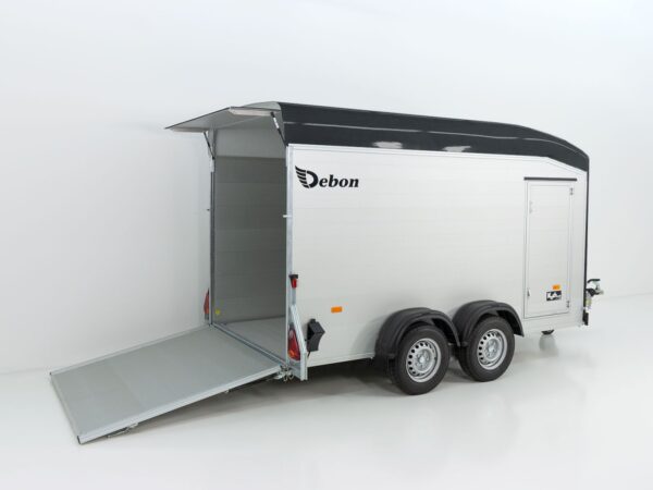 Debon Cargo C700 179×378 H201 2.6t|Alu|Polybug|Porte|Noir