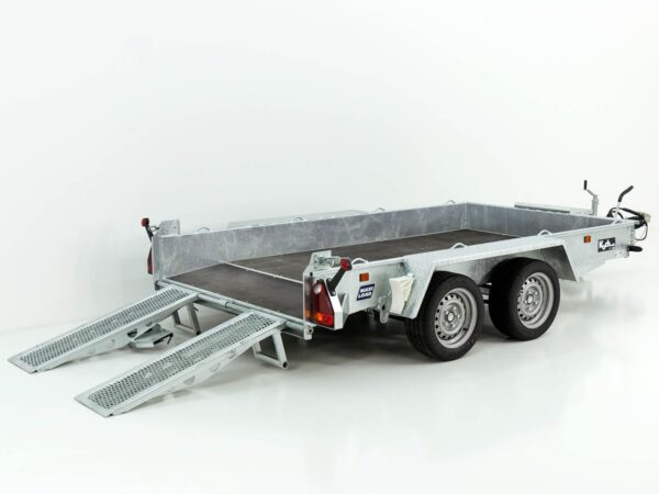Remorque de chantier Variant Maxi Load 161×305 3,5t | Patins | Queue de castor arrière