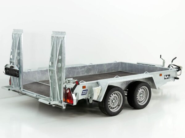 Remorque de chantier Variant Maxi Load 161×305 3,5t | Patins | Queue de castor arrière