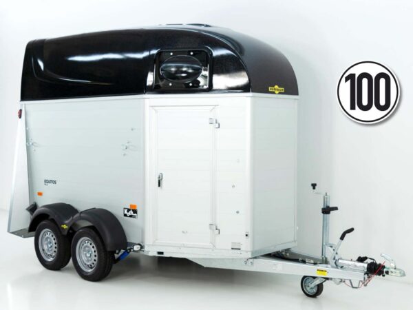 Remorque à chevaux Humbaur Equitos 2000 | Alu | noir | sellerie | plancher en aluminium