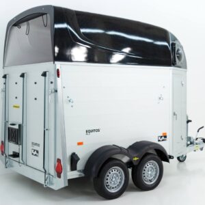 Remorque à chevaux Humbaur Equitos 2000 | Alu | noir | sellerie | plancher en aluminium