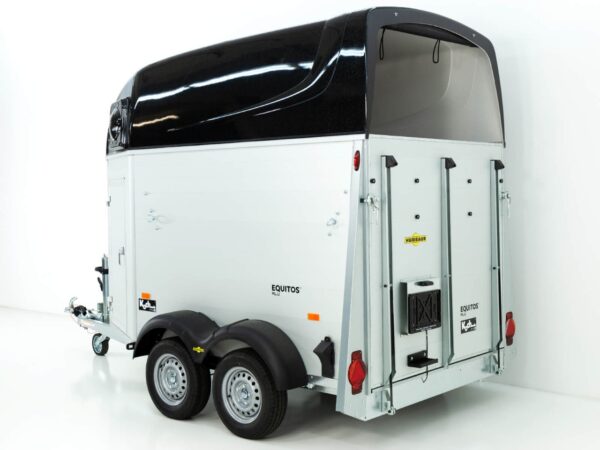 Remorque à chevaux Humbaur Equitos 2000 | Alu | noir | Plancher en aluminium