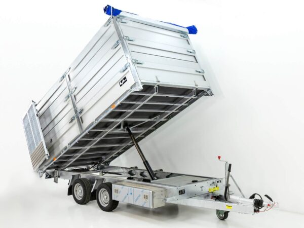 Remorque jumelée Multi-Heckkipper TT35-40 GB 3,5 t | 192 x 402 x 140 cm | Tandem