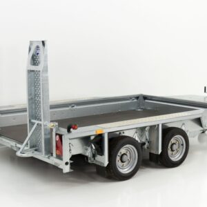 Remorque de chantier Ifor Williams GX105 HD 157×303 3,5t | rails de chargement