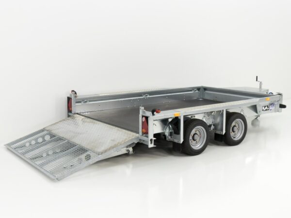 Remorque de chantier Ifor Williams GX105 HD 157×303 3,5t | rampe de chargement