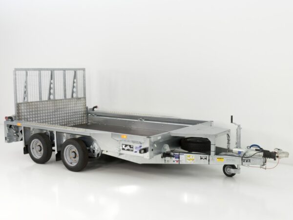 Remorque de chantier Ifor Williams GX105 HD 157×303 3,5t | rampe de chargement