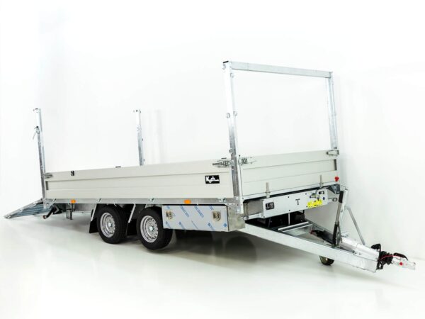Remorque jumelée Multi-Heckkipper TT27-30 2,7 t | 183 x 309 x 40/120 cm | Tandem