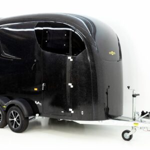 Remorque à chevaux Humbaur Maximus 2700 S | noir | céleri | Châssis à ressorts hélicoïdaux