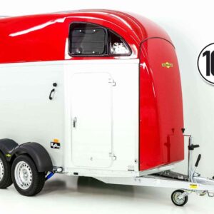 Van à chevaux Humbaur XANTHOS AERO 2400 | rouge | sellerie