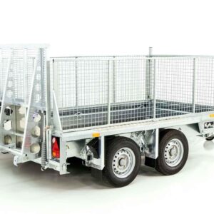 Remorque de chantier Ifor Williams GX105 157×303 2,7t | rampe de chargement | grille