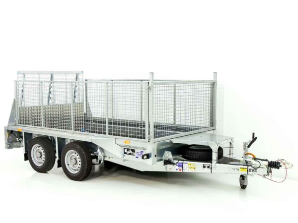 Remorque de chantier Ifor Williams GX105 157×303 2,7t | rampe de chargement | grille
