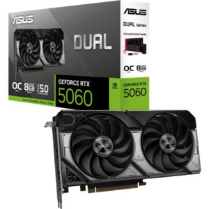 ASUS DUAL RTX5060 OC 8 Go/128 bits GDDR7 HDMI 3xDP