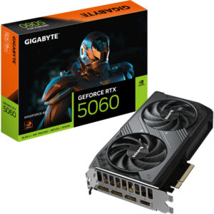 GIGABYTE GeForce RTX 5060 WINDFORCE 8G, carte graphique (DLSS 4, 3x DisplayPort, 1x HDMI 2.1)