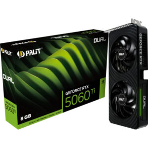 Palit GeForce RTX 5060 Ti Dual 8 Go, carte graphique (DLSS 4, 3x DisplayPort, 1x HDMI 2.1)