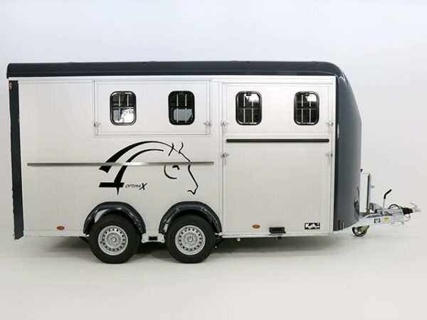 Remorque à chevaux Cheval Liberté Maxi 4 | 4 chevaux | Châssis Pullman | 100km/h | anthracite