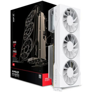 XFX Radeon RX 9070 Swift OC, carte graphique (blanc, RDNA4, GDDR6, 3x DisplayPort, 1x HDMI 2.1)