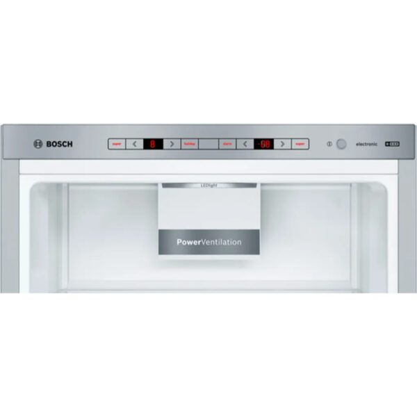 Réfrigérateur-congélateur pose libre Bosch KGE398IBP, 60 cm de large, 343 L, VitaFresh, LowFrost