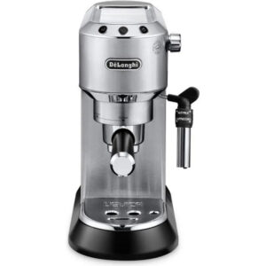 Machine à expresso DeLonghi Dedica Style, EC 685.M, avec mousseur à lait, 1,1 litre, acier inoxydable