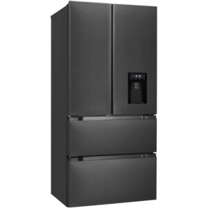 Réfrigérateur-congélateur autonome Exquisit FD490-160-WS-200E, 84 cm de large, 506 L