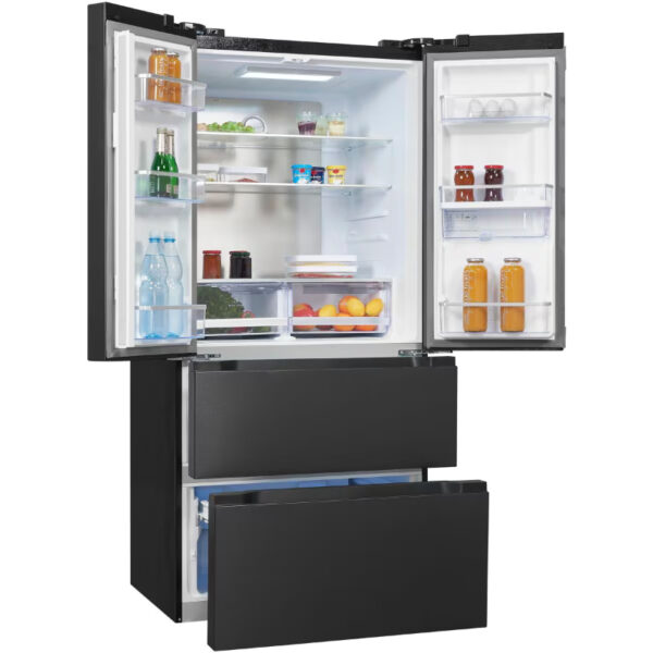 Réfrigérateur-congélateur autonome Exquisit FD490-160-WS-200E, 84 cm de large, 506 L