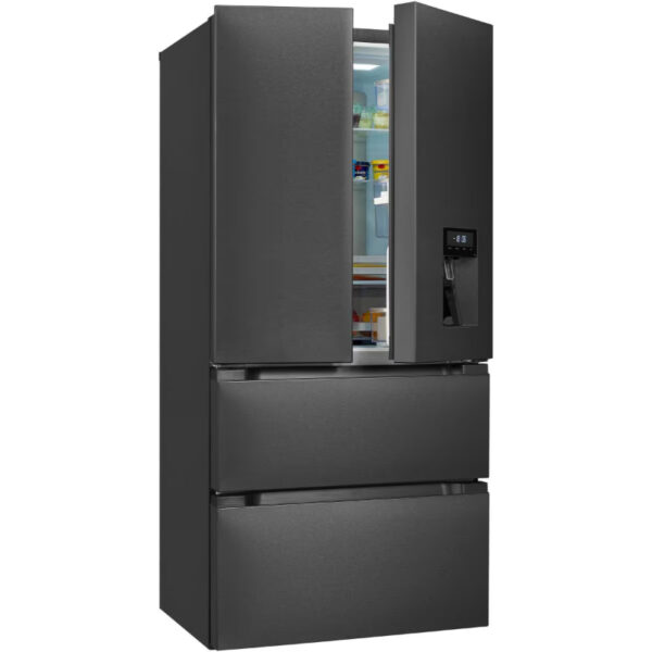 Réfrigérateur-congélateur autonome Exquisit FD490-160-WS-200E, 84 cm de large, 506 L