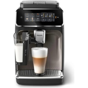 Machine à café entièrement automatique PHILIPS EP3347/90 Series 3300 LatteGo 6 spécialités de café, noire