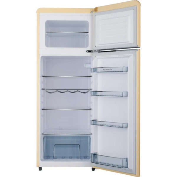 Réfrigérateur-congélateur pose libre PKM KG218.4A++ BLANC, largeur 49,5 cm, 175 L, 4 étoiles