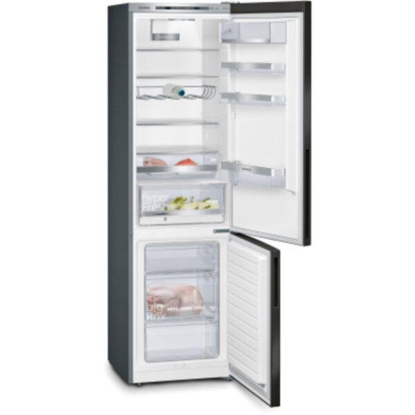 Réfrigérateur-congélateur pose libre Siemens KG39E8XBA iQ500, 60 cm de large, 201 cm de haut, 343 L