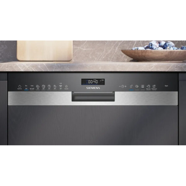 Siemens SN55ZS07CE - Lave-vaisselle semi-intégré, 60 cm, inox